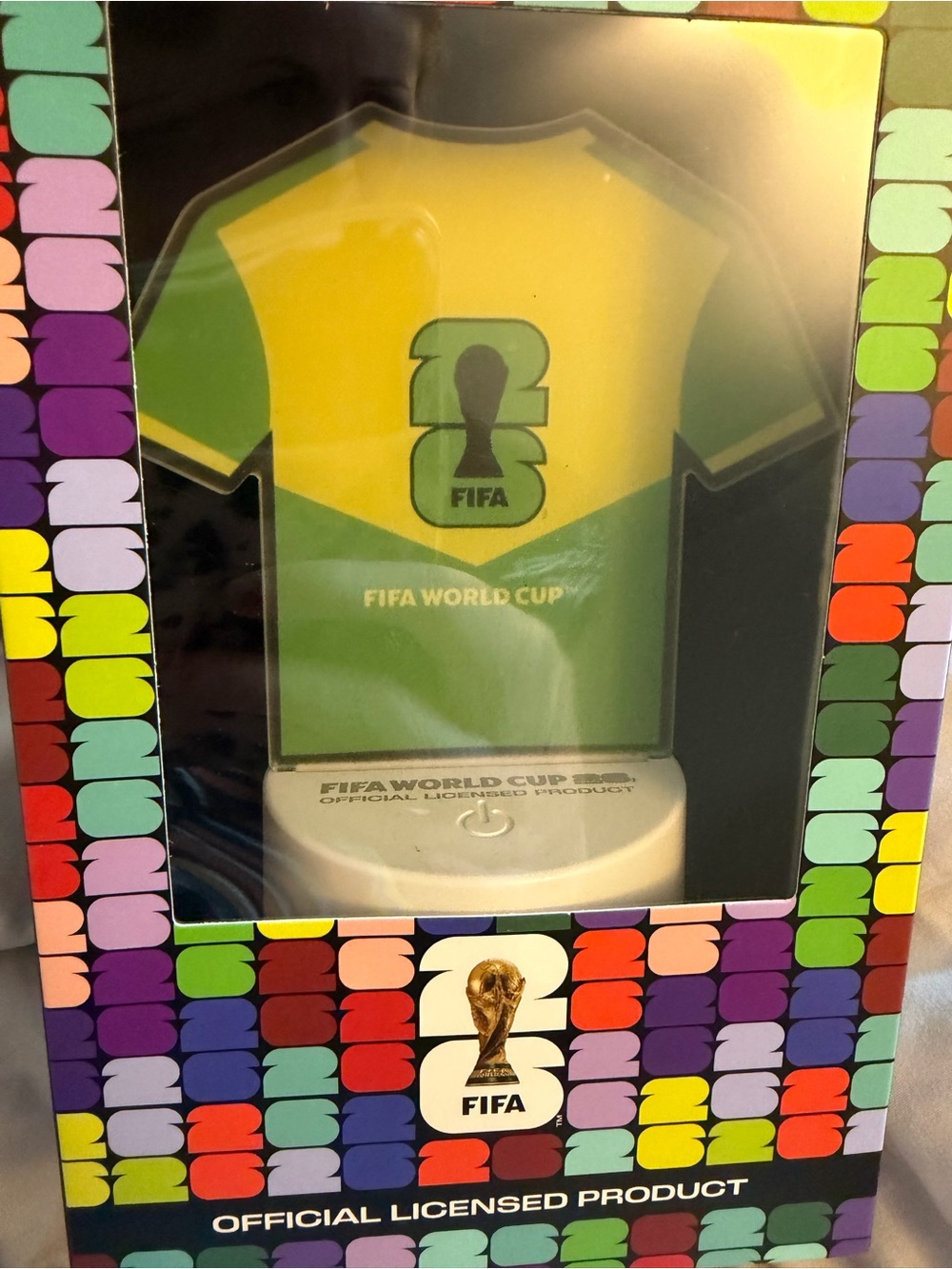 World Cup Brazil Jersey Accent Light - Official Licensed Product